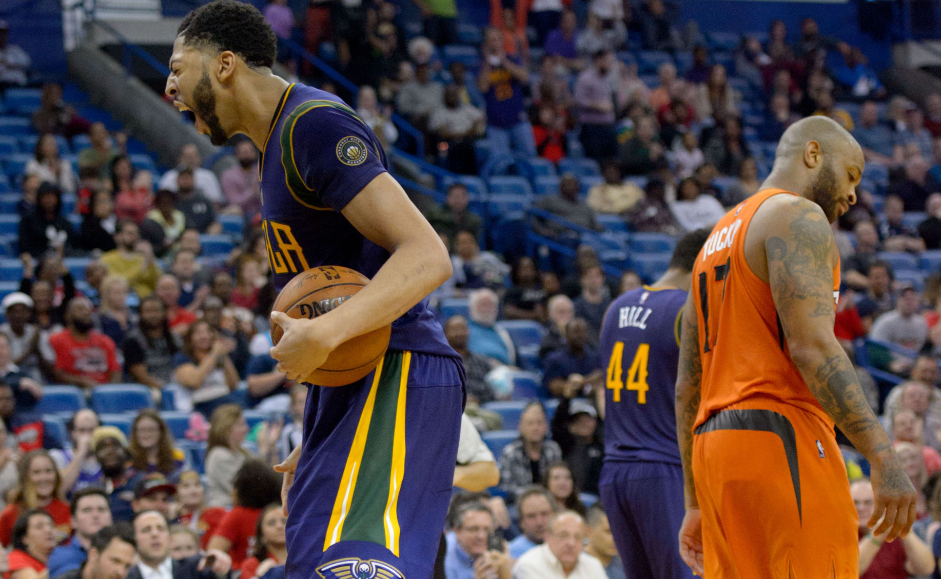 Photos: In Special Mardi Gras Unis, Pelicans Snap Losing Streak And ...