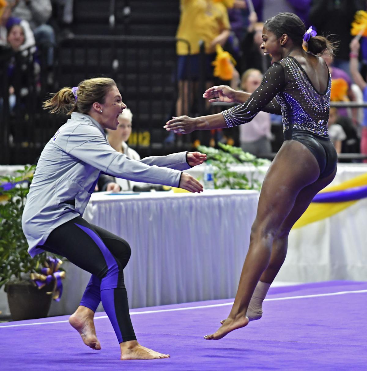 Injury Plagued Lsu Gymnasts Fight Back Against Alabama But Fall