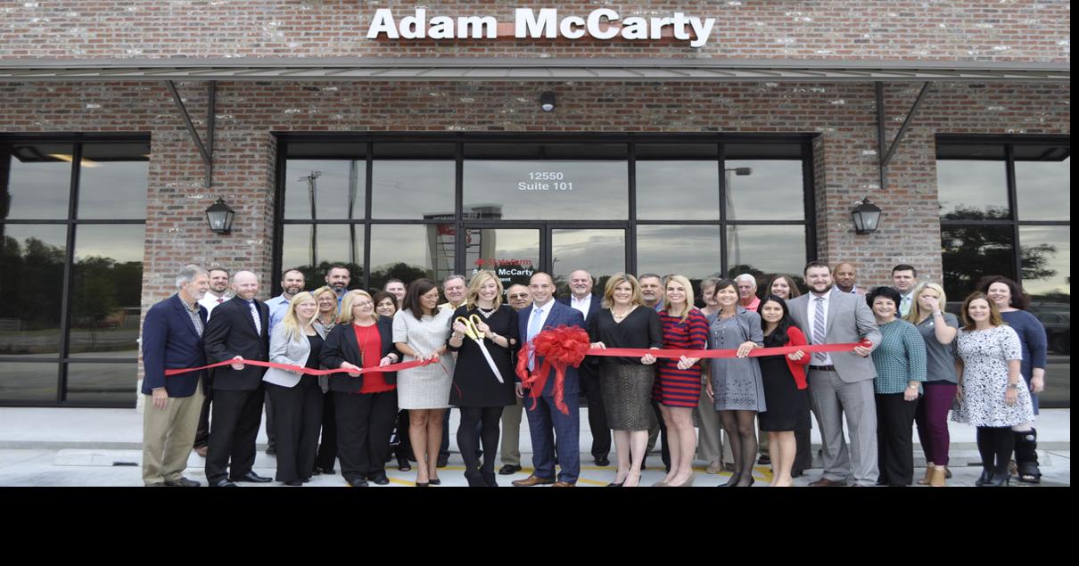 Adam McCarty State Farm holds ribbon-cutting ceremony for new location