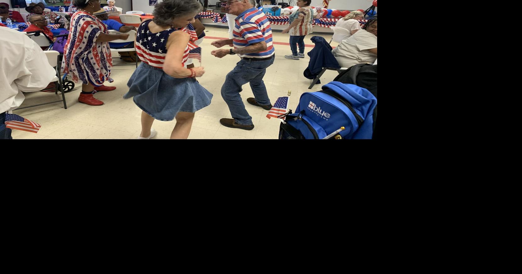 Seniors celebrate 4th of July with flag-waving fun at East Feliciana COA
