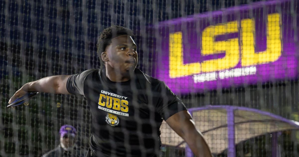 LSU football's top signee dedicates state track and field win to his late ...