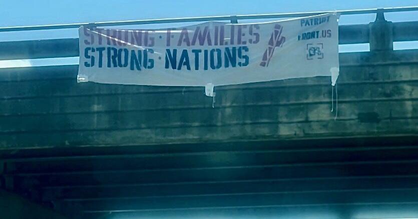 Banners promoting White nationalist group Patriot Front alarm Baton Rouge community groups - Vimarsana News