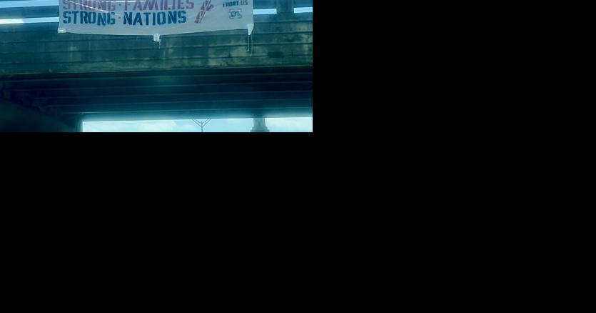 Banners promoting White nationalist group Patriot Front alarm Baton Rouge community - Vimarsana News