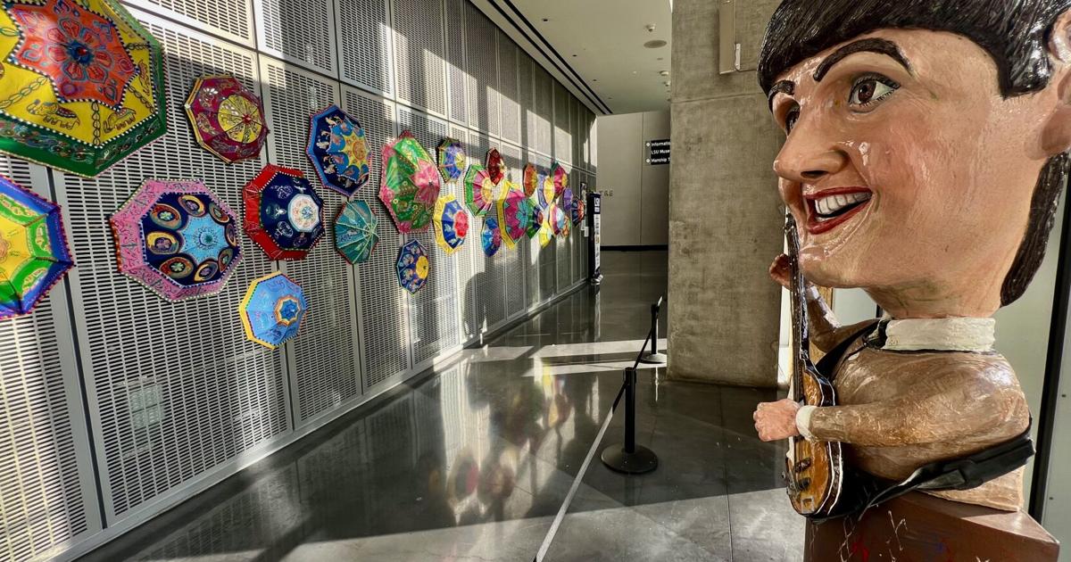 Photos, video: Glasgow Middle's 'Umbrella of Color' exhibit shines bright ...