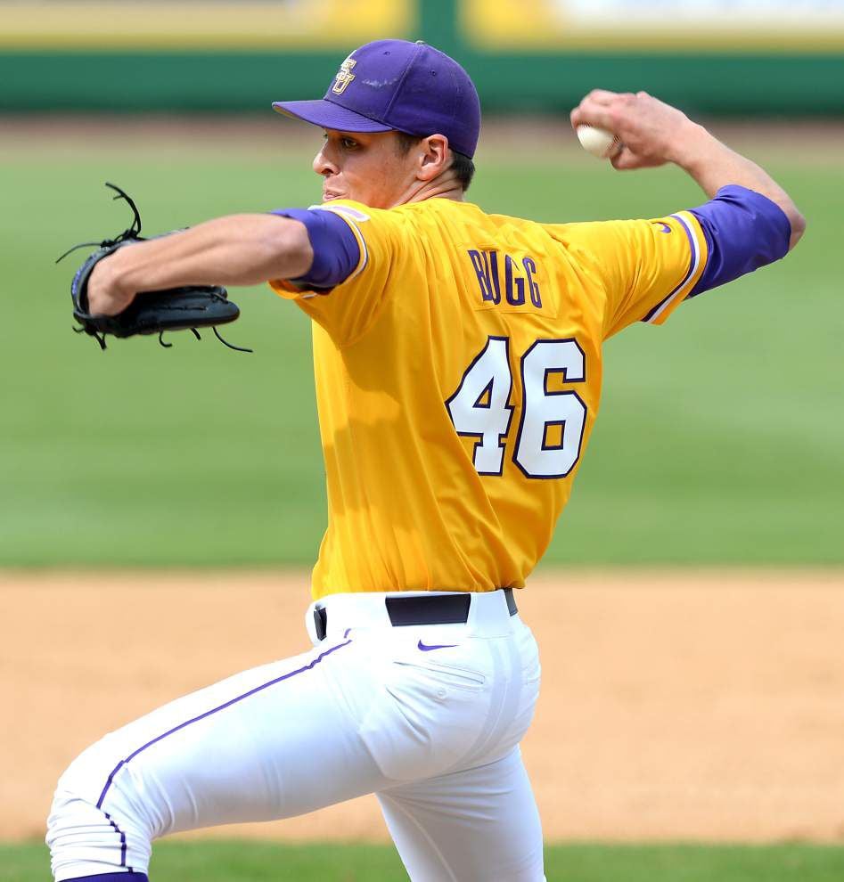 Former LSU pitcher Parker Bugg elevated to Miami Marlins' active roster