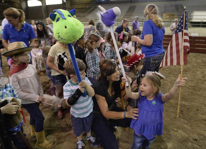 Photos: Bull riding, barrel racing part of BREC’s Stick Horse Rodeo ...
