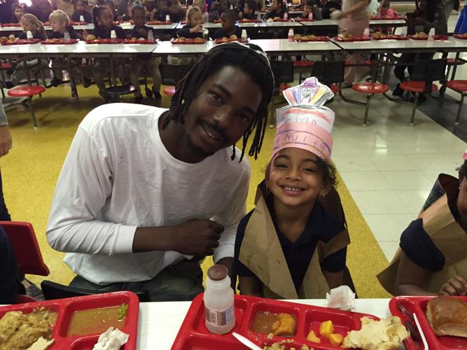 Jackson Elementary School families enjoy Thanksgiving meal East