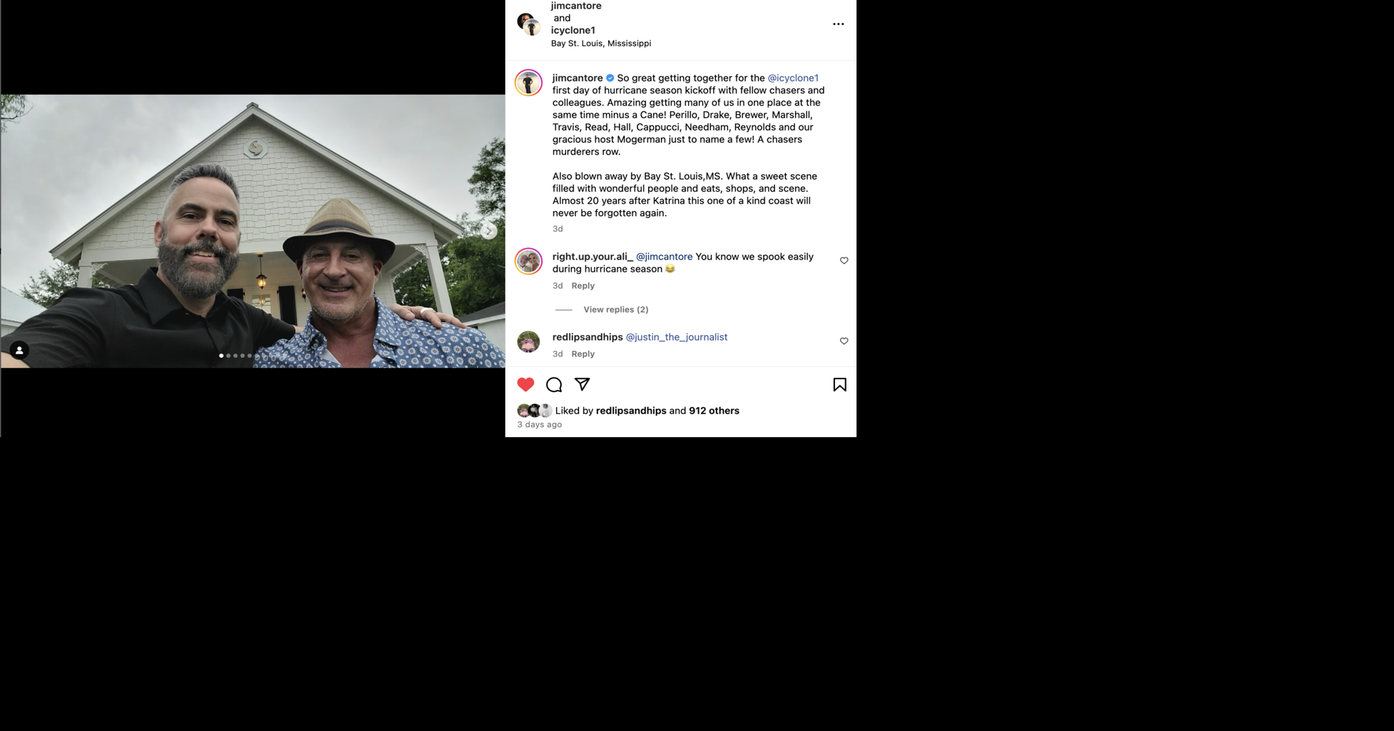 Jim Cantore 'blown away' by this MS Coast city's rebirth 19 years after Hurricane Katrina