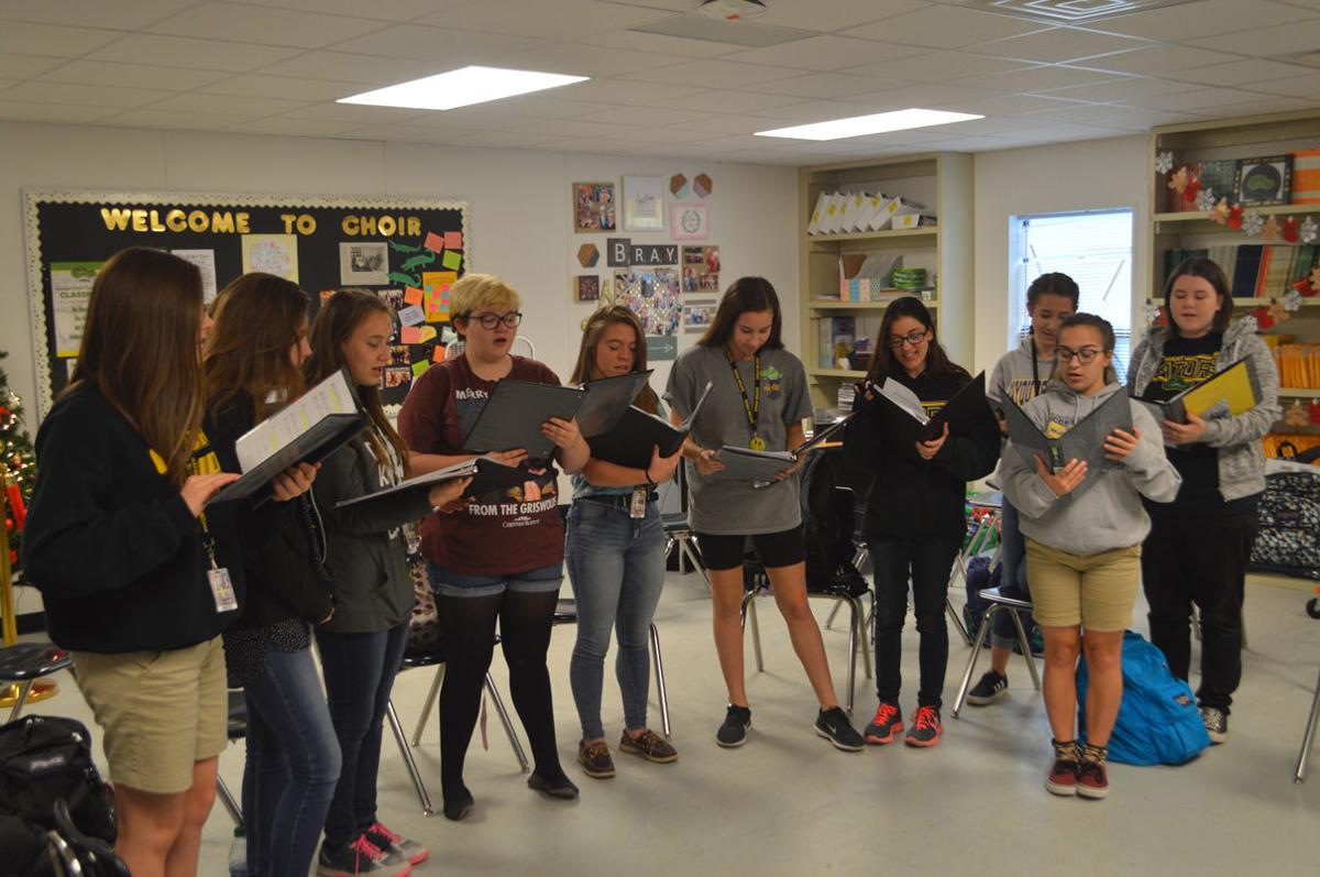 STA Choir Members Practicing For Christmas Concert.JPG