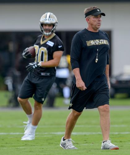 Former Saints wide receiver spotted with Saints coaching staff
