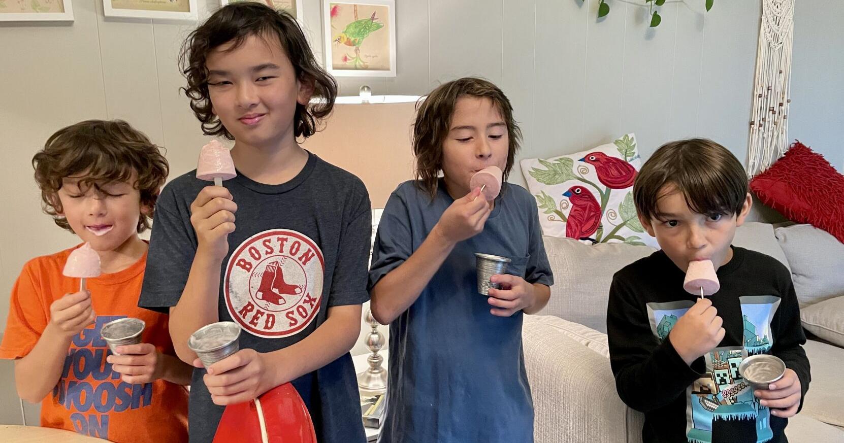 Buen provecho! Make a Columbian treat: paletas de fresa, strawberries and cream popsicles - Vimarsana News
