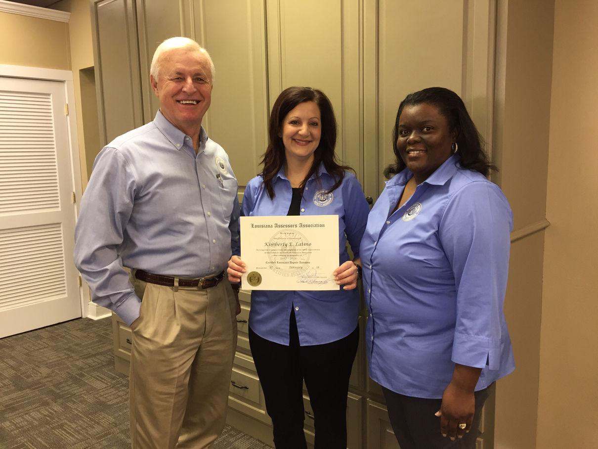Deputy assessor earns Certified Louisiana Deputy Assessor status