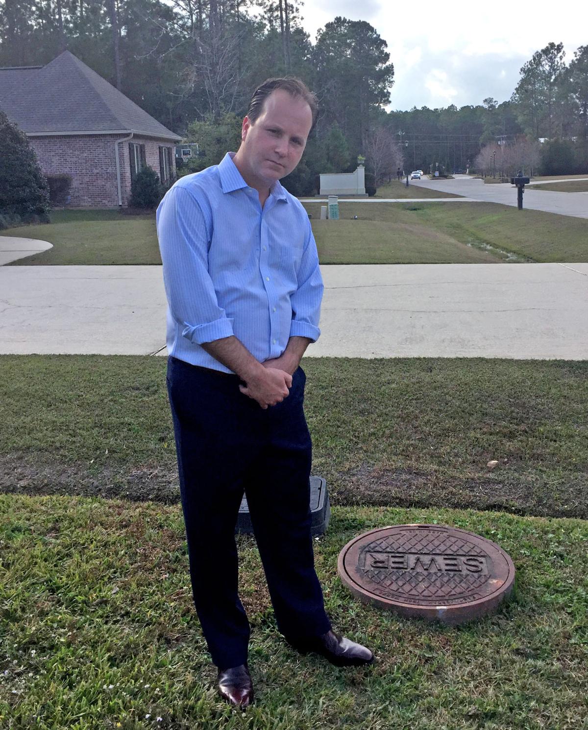 Frustrated by raw sewage in Mandevillearea home, state Rep. Paul