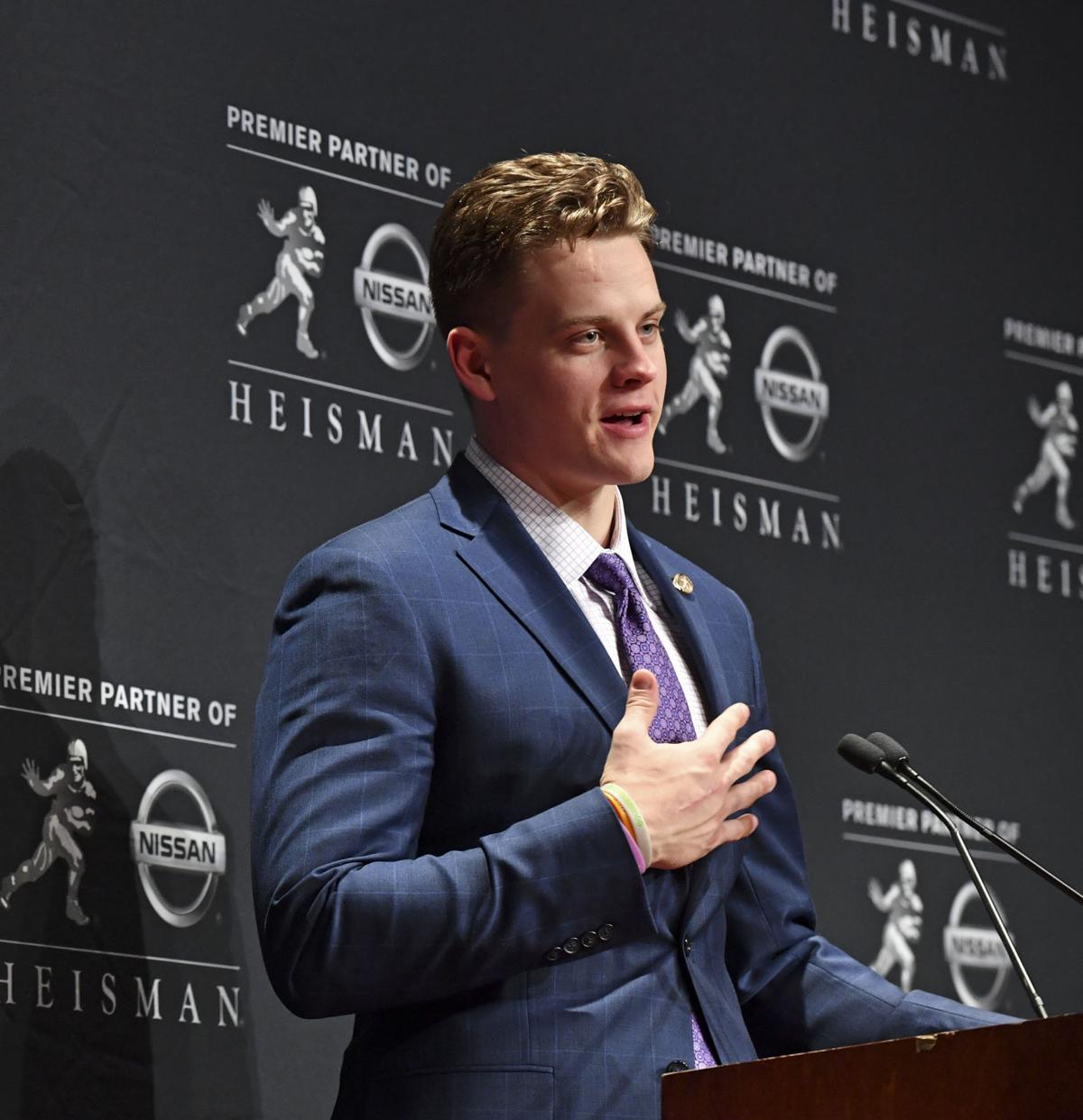 Joe Burrow's Heisman speech produced 250K in donations for the hungry