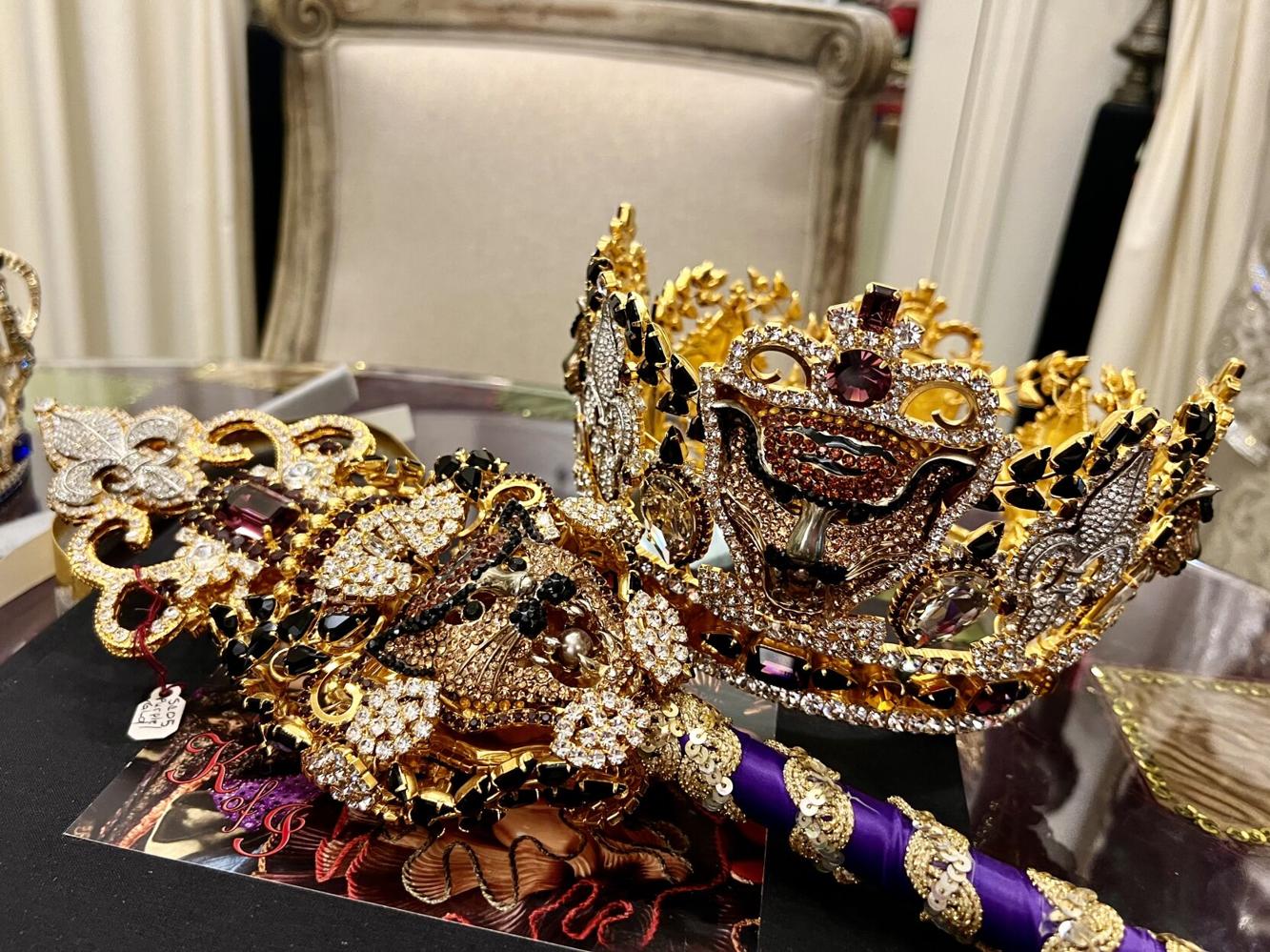 Photos, videos A look at the Mardi Gras crowns designed by Camilla