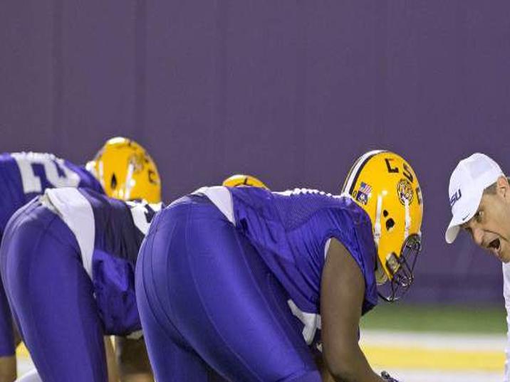 Lsu Spring Practice Observations Day 5 Deondre Clark Returns To
