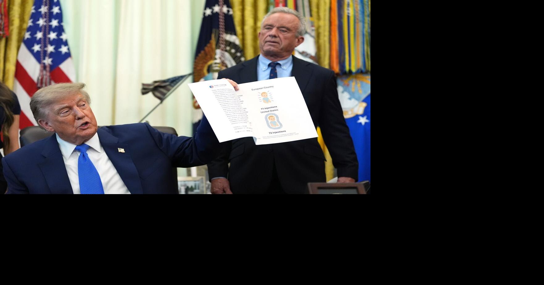 Trump signs order calling for spacing out childhood vaccines ...