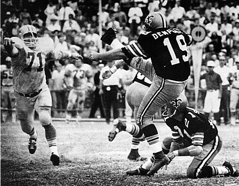 1970 Tom Dempsey 63 yd field goal HD 