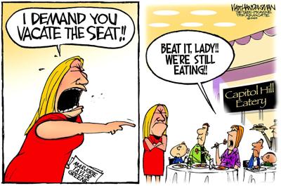 Walt Handelsman: MTG starts another fight