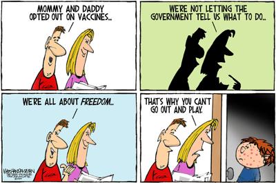 Walt Handelsman: Anti-vaxxers