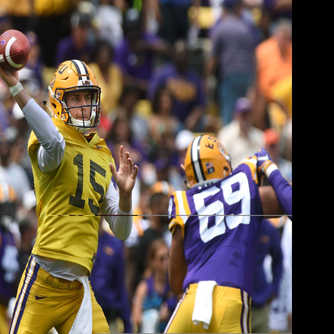 How Did Lsu Look In The Spring Game Electric Plays On Offense