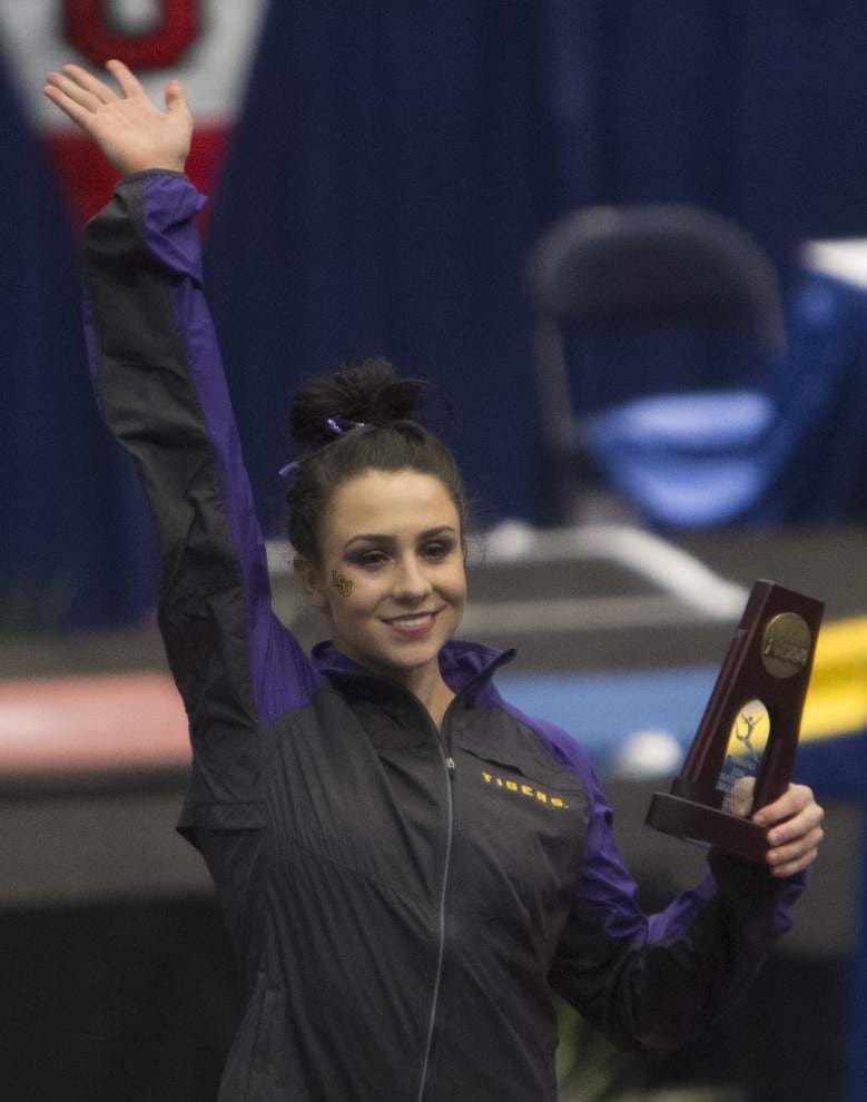 LSU’s Rheagan Courville shares another NCAA vault title _lowres