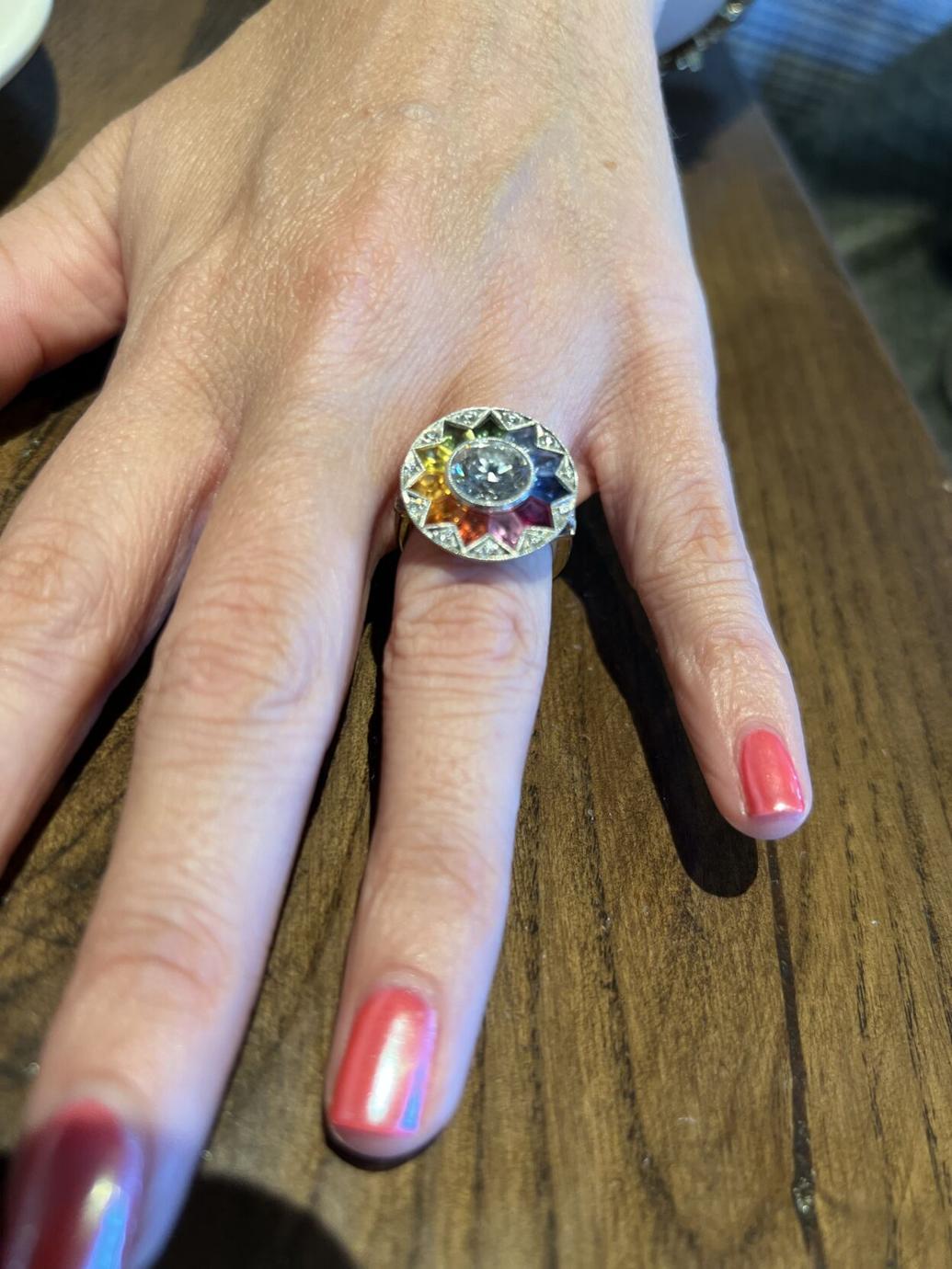 Queen of Sparkles Jaime Glas dishes at Overpass Merchant