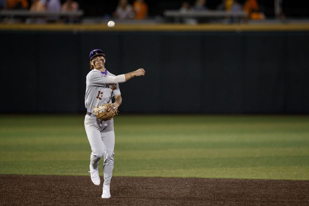 LSU shortstop Jordan Thompson