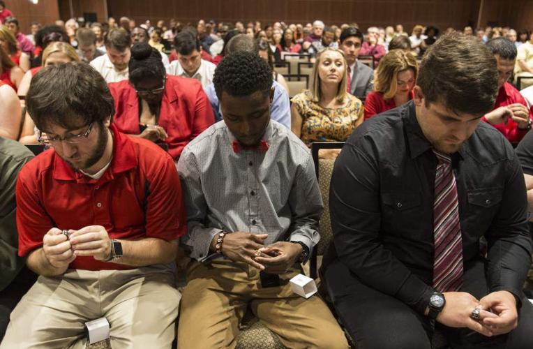 Photos University of Louisiana at Lafayette senior class rings held