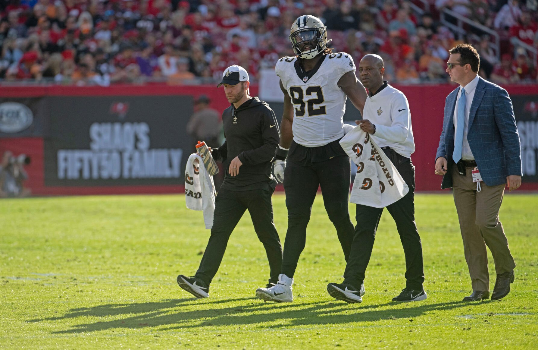 New Orleans Saints DE Tanoh Kpassagnon Suffered An Injury | Saints ...