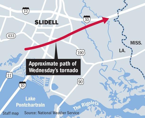041224 Slidell tornado path