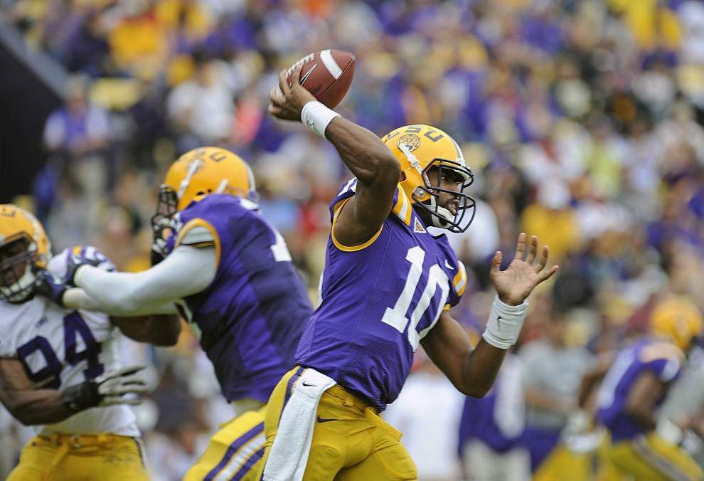 Rabalais: Seeking white smoke as LSU’s lack of QB clarity drags on _lowres