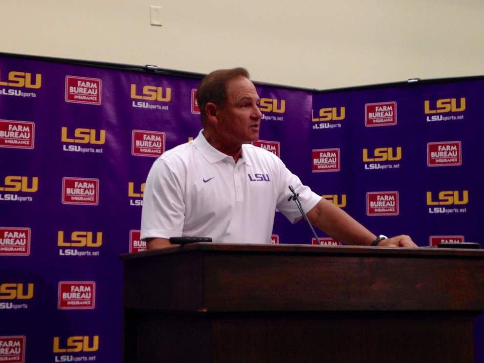 LSU football coach Les Miles says safety Jalen Mills to play, but no word on starting quarterback _lowres