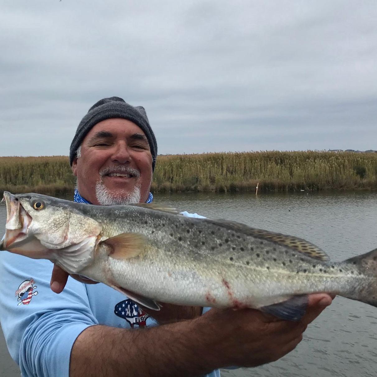 This channel is a winter wonderland for speckled trout