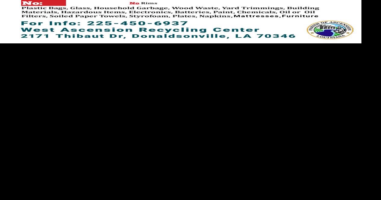 Ascension Parish opens new recycling center in Donaldsonville