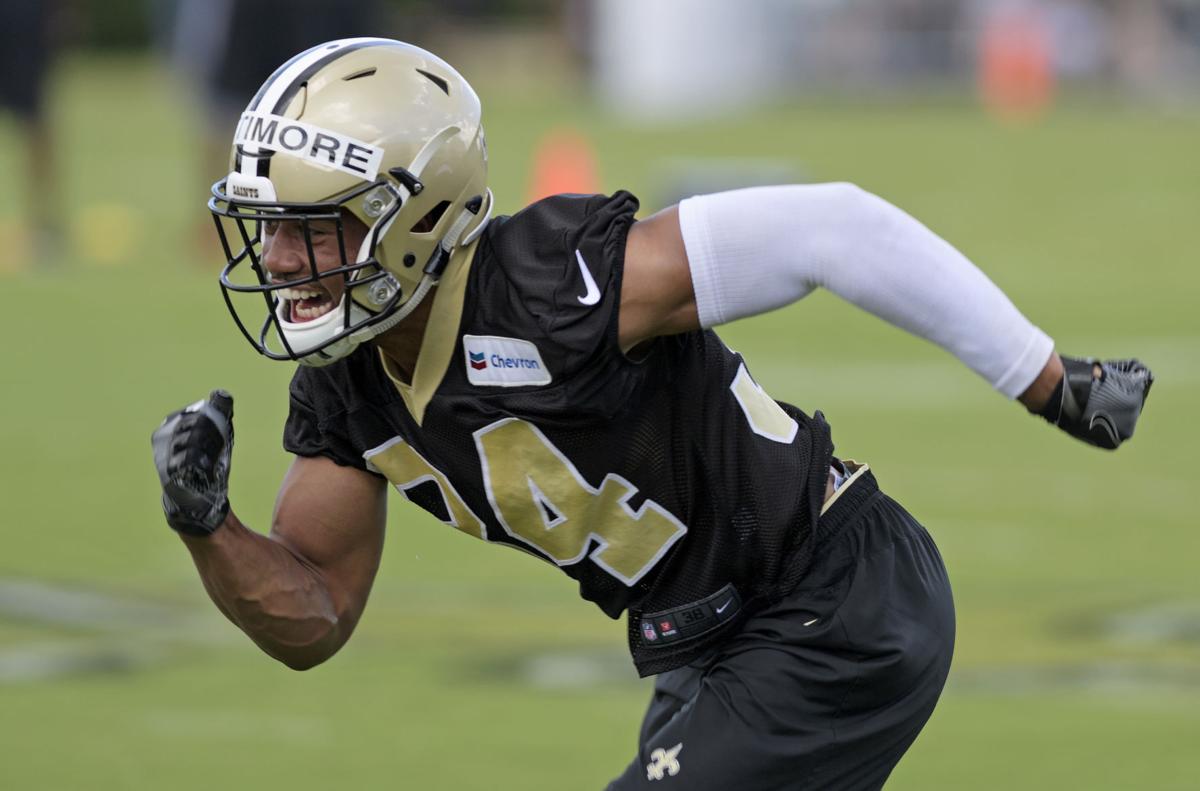 Saints rookie cornerback Marshon Lattimore is working to learn new