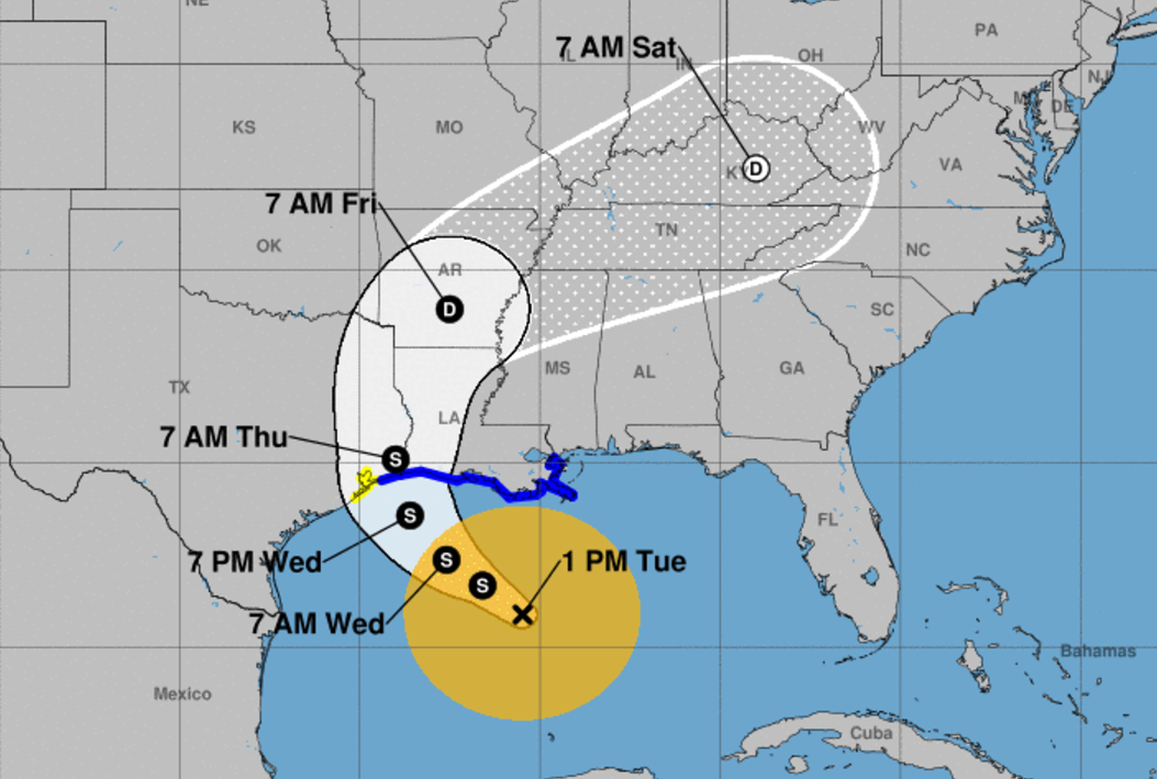 Tropical Storm Cindy Hurricane Center warns of possible 'life