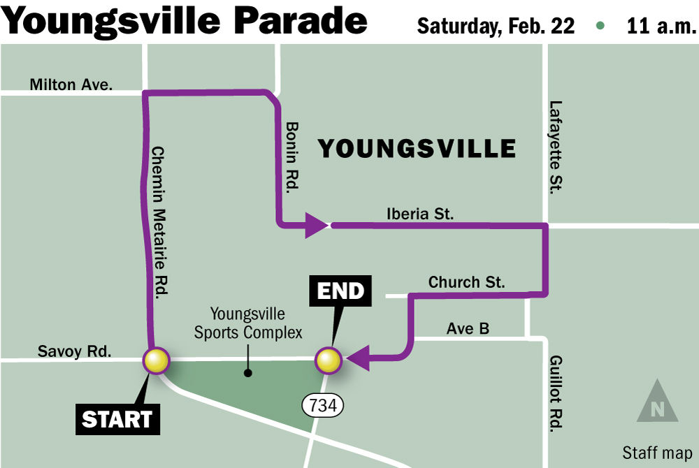 Mardi Gras 2020 See maps of routes, roll times for parades in Acadiana