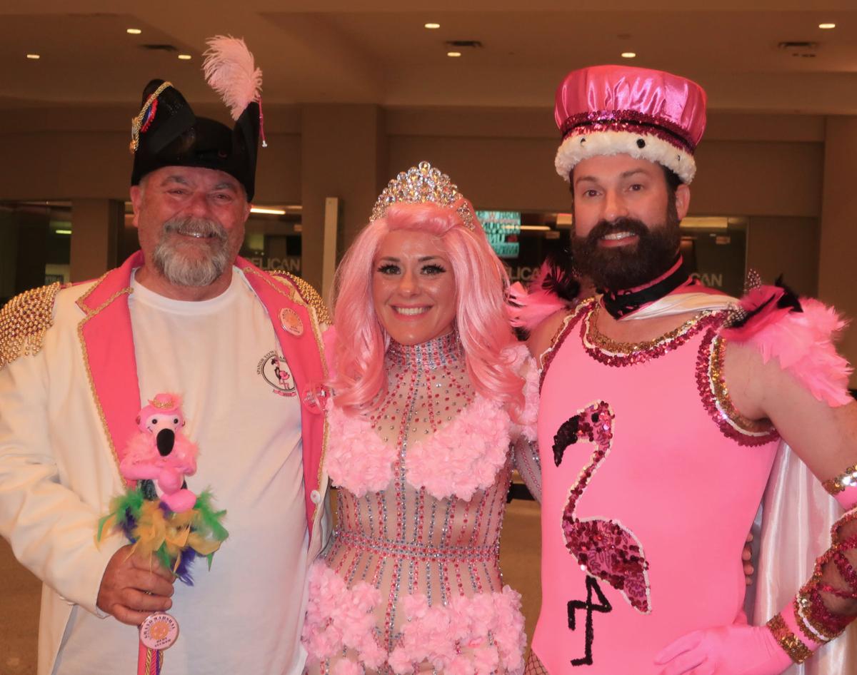 Pam S Party Line Getting Our Pink On At Spanish Town Mardi Gras