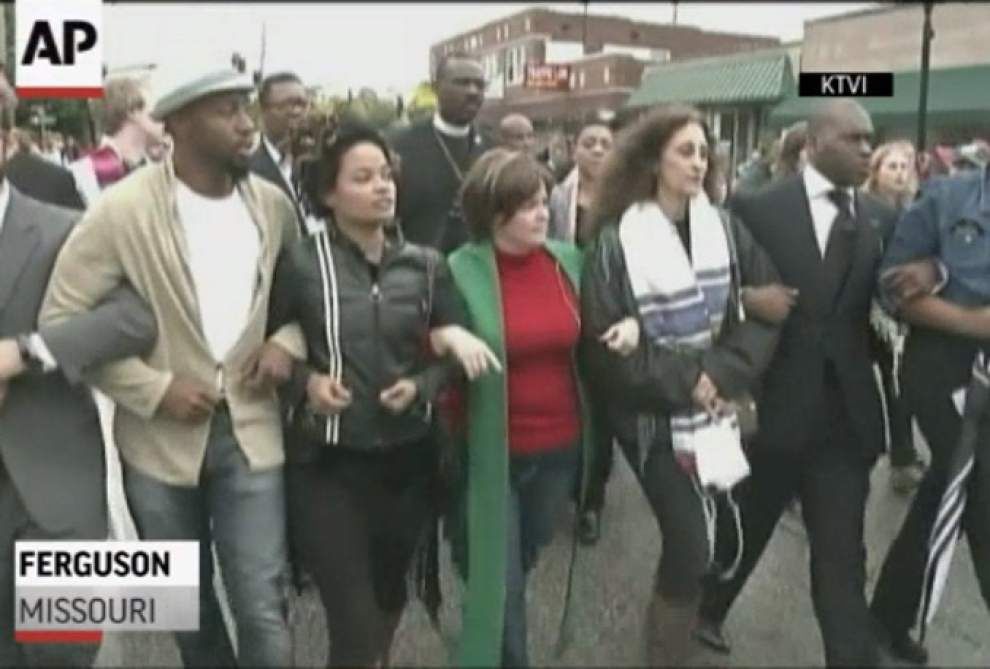 Protesters gather for ‘Moral Monday’ in Ferguson _lowres
