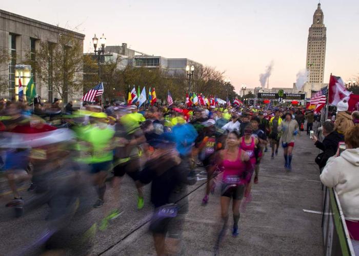 Photos Runners step into high gear during annual Louisiana Marathon