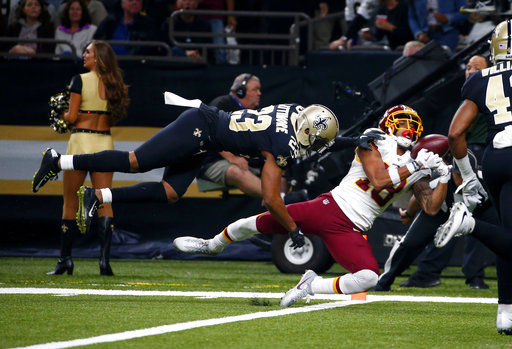 Washington Redskins Lose to New Orleans Saints in Overtime, 34-31 - Hogs  Haven