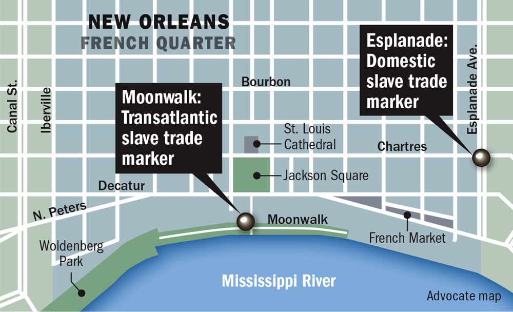 Efforts underway to mark New Orleans sites where slaves were bought and ...