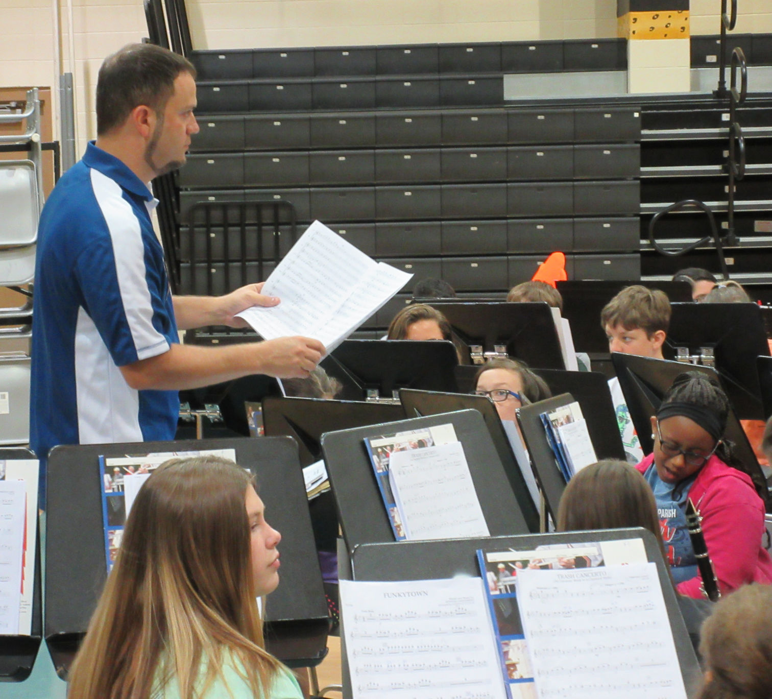 Seventh and eighth graders get in tune at summer band camp