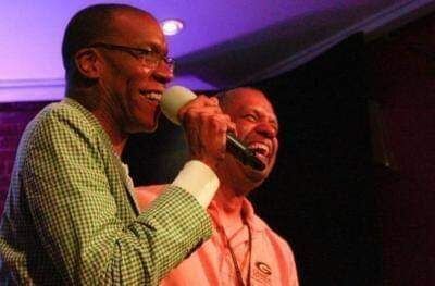 Patrick Riley with Will Sutton