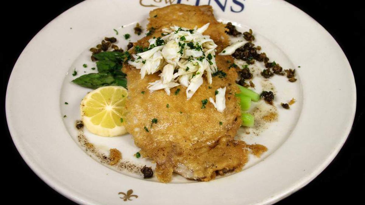 Gw Fins Parmesan Crusted Drum With Crab Meat Entertainment Life Theadvocate Com