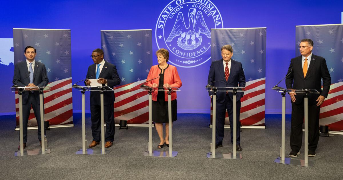 Candidates clash on insurance, LGBTQ+ issues at Louisiana governor's race debate