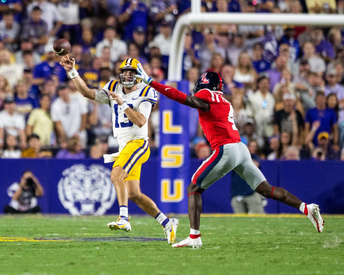 Shaky Garrett Nussmeier hero as LSU beats Ole Miss LSU