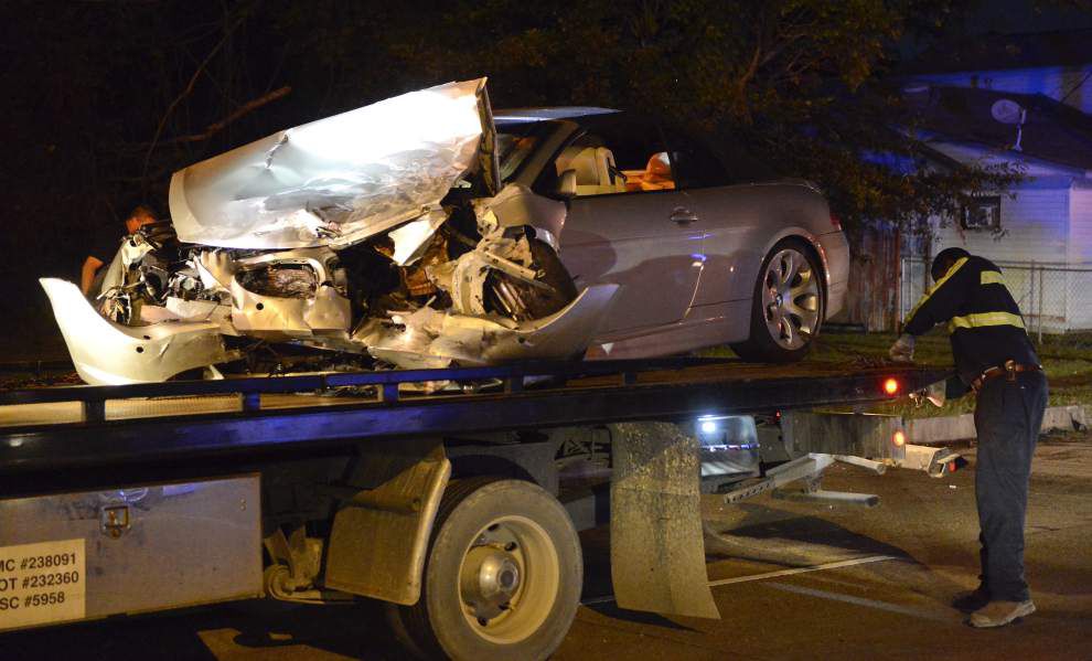 Report: Driver leads police on a chase across Baton Rouge, reaching speeds of over 120 mph _lowres