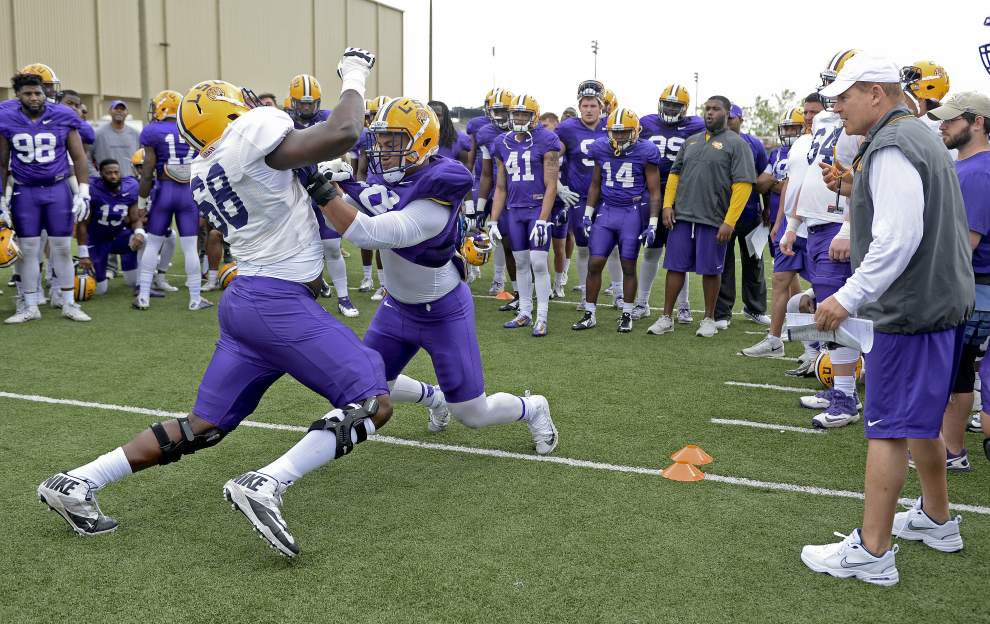 LSU Defensive End Sione Teuhema, Suspended In April, Remains With Team ...